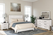 Sam's Furniture - Ashley Furniture - Gerridan Bedroom - Two Drawer Night Stand / White/Gray - B1190-92