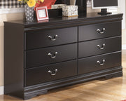 Sam's Furniture - Ashley Furniture - Huey Vineyard Bedroom - Six Drawer Dresser / Black - B128-31