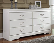 Sam's Furniture - Ashley Furniture - Anarasia Bedroom - Twin Sleigh Bed / White - B129B1