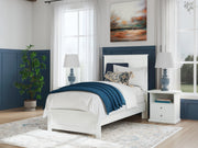 Sam's Furniture - Ashley Furniture - Bostwick Shoals Bedroom - Twin Panel Bed / White - B139B41