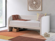 Sam's Furniture - Ashley Furniture - Arloster Bedroom - Twin Upholstered Day Bed / Tan/White - PCB1566B8