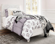 Sam's Furniture - Ashley Furniture - Paxberry Bedroom - Twin Panel Bed / Whitewash - B181B1