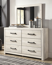 Sam's Furniture - Ashley Furniture - Cambeck Bedroom - Dresser and Mirror / Whitewash - B192B1