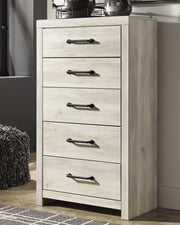 Sam's Furniture - Ashley Furniture - Cambeck Bedroom - Five Drawer Chest / Whitewash - B192-46