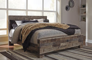 Sam's Furniture - Ashley Furniture - Derekson Bedroom - King Panel Bed / Multi Gray - B200B11