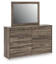 Sam's Furniture - Ashley Furniture - Elbrim Bedroom - Dresser and Mirror / Brown - PCB2005B1