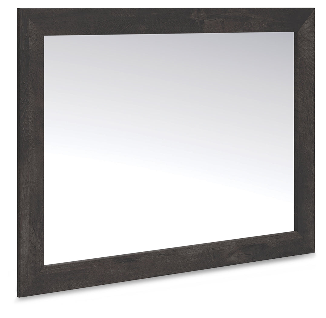 Sam's Furniture - Ashley Furniture - Hollivern Bedroom - Bedroom Mirror / Dark Gray - PCB2108-36