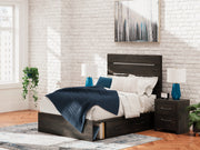 Sam's Furniture - Ashley Furniture - Hollivern Bedroom - Full Panel Storage Bed / Dark Gray - PCB2108B15