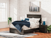 Sam's Furniture - Ashley Furniture - Hollivern Bedroom - Queen Panel Bed / Dark Gray - PCB2108B2
