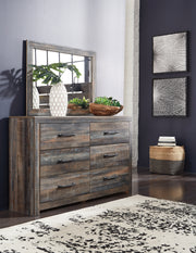 Sam's Furniture - Ashley Furniture - Drystan Bedroom - Dresser and Mirror / Multi - B211B1