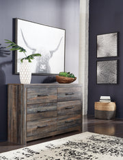 Sam's Furniture - Ashley Furniture - Drystan Bedroom - Six Drawer Dresser / Multi - B211-31