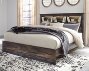 Sam's Furniture - Ashley Furniture - Drystan Bedroom - King Bookcase Bed / Multi - B211B53