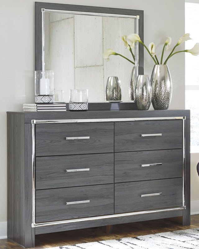 Sam's Furniture - Ashley Furniture - Lodanna Bedroom - Two Drawer Night Stand / Gray - B214-92