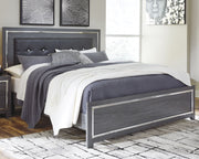 Sam's Furniture - Ashley Furniture - Lodanna Bedroom - King Panel Bed / Gray - B214B10