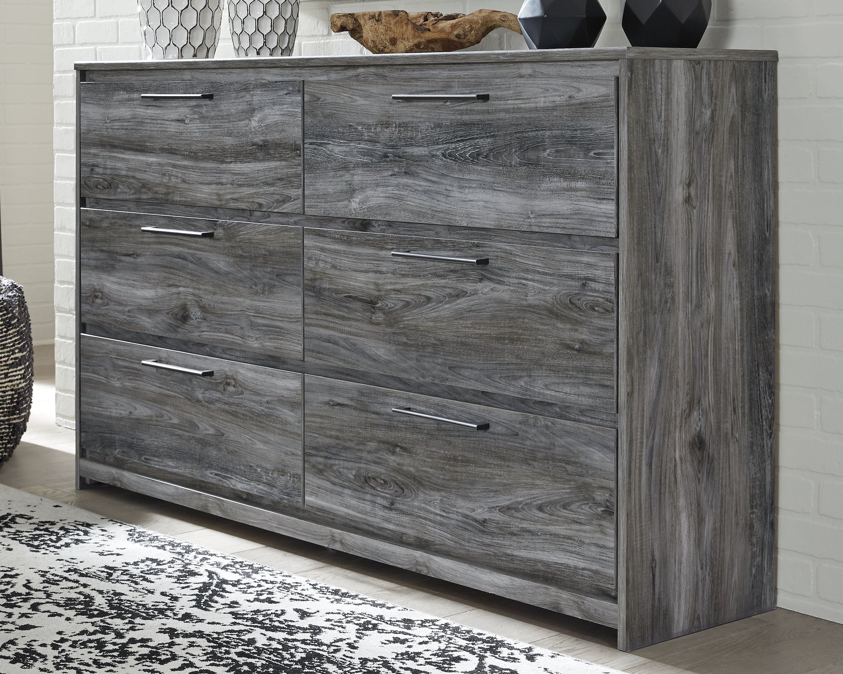 Sam's Furniture - Ashley Furniture - Baystorm Bedroom - Six Drawer Dresser / Gray - B221-31