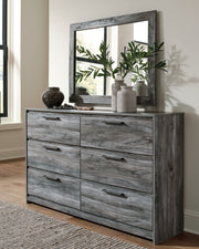 Sam's Furniture - Ashley Furniture - Baystorm Bedroom - Dresser and Mirror / Gray - B221B30