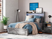Sam's Furniture - Ashley Furniture - Baystorm Bedroom - Full Panel Bed with 2 Storage Drawers / Gray - B221B34