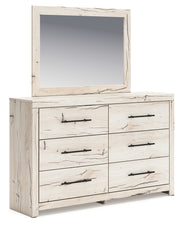 Sam's Furniture - Ashley Furniture - Lawroy Bedroom - Dresser and Mirror / Light Natural - B2310B1