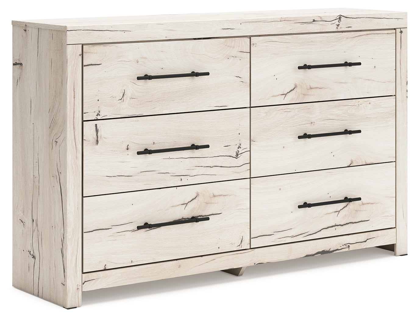 Sam's Furniture - Ashley Furniture - Lawroy Bedroom - Six Drawer Dresser / Light Natural - B2310-31