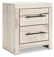 Sam's Furniture - Ashley Furniture - Lawroy Bedroom - Two Drawer Night Stand / Light Natural - B2310-92