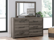 Sam's Furniture - Ashley Furniture - Graystorm Bedroom - Dresser and Mirror / Brown Gray - PCB2405B1