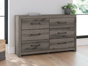 Sam's Furniture - Ashley Furniture - Graystorm Bedroom - Six Drawer Dresser / Brown Gray - PCB2405-31
