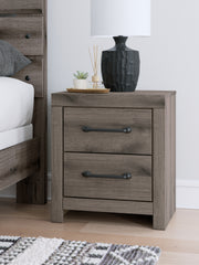 Sam's Furniture - Ashley Furniture - Graystorm Bedroom - Two Drawer Night Stand / Brown Gray - PCB2405-92