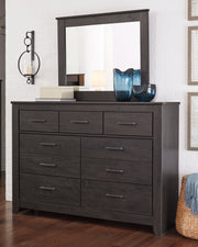 Sam's Furniture - Ashley Furniture - Brinxton Bedroom - Full Panel Bed / Charcoal - B249B5