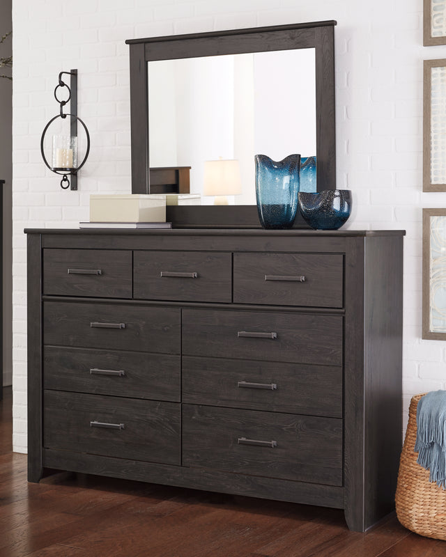 Sam's Furniture - Ashley Furniture - Brinxton Bedroom - Full Panel Bed / Charcoal - B249B5
