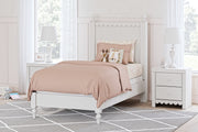 Sam's Furniture - Ashley Furniture - Mollviney Bedroom - Twin Panel Bed / White - B2540B2