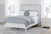 Sam's Furniture - Ashley Furniture - Mollviney Bedroom - Full Panel Bed / White - B2540B3