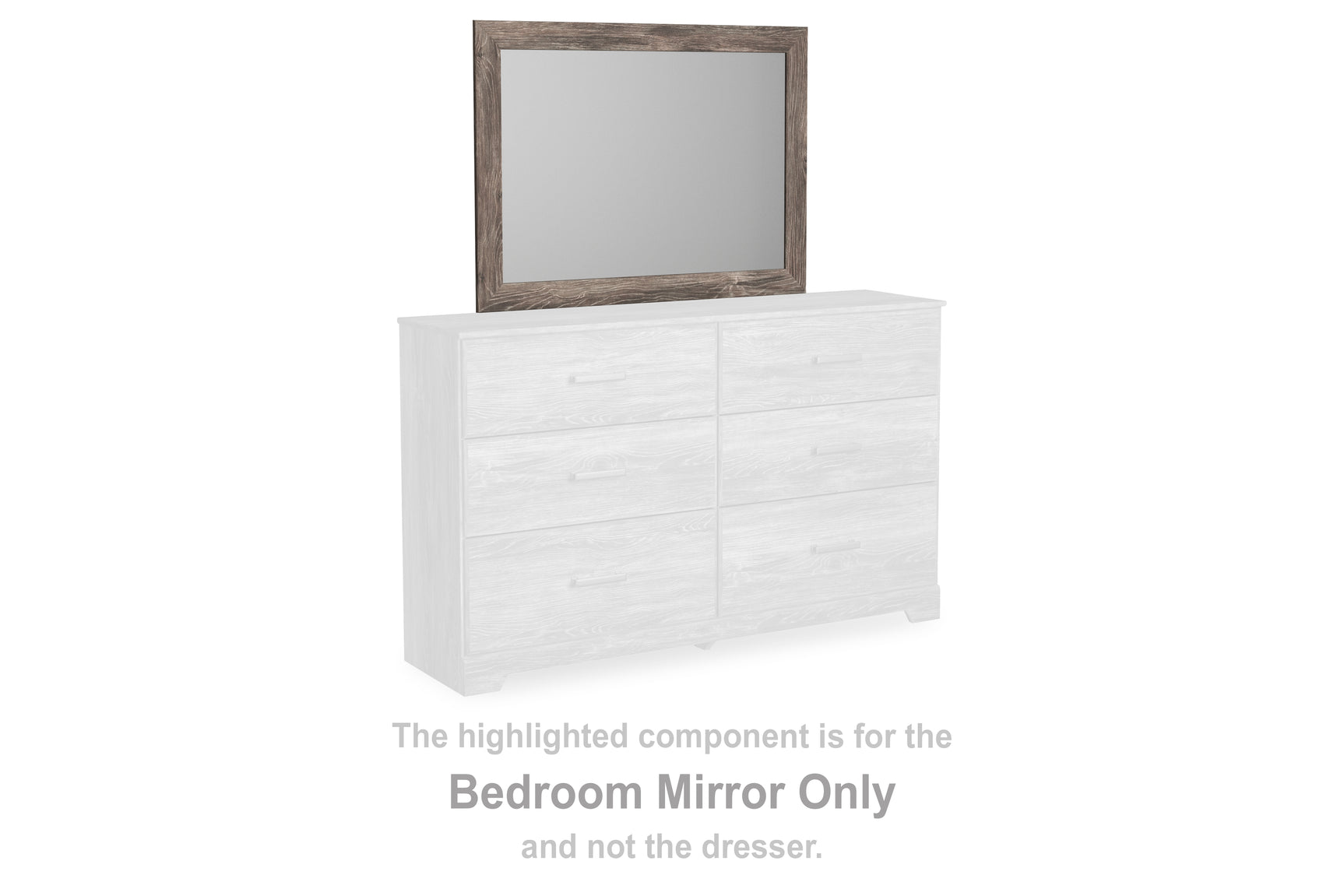 Sam's Furniture - Ashley Furniture - Ralinksi Bedroom - Bedroom Mirror / Gray - B2587-36