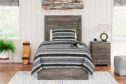 Sam's Furniture - Ashley Furniture - Ralinksi Bedroom - Twin Panel Bed / Gray - B2587B11