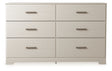 Sam's Furniture - Ashley Furniture - Stelsie Bedroom - Twin Panel Bed / White - B2588B12