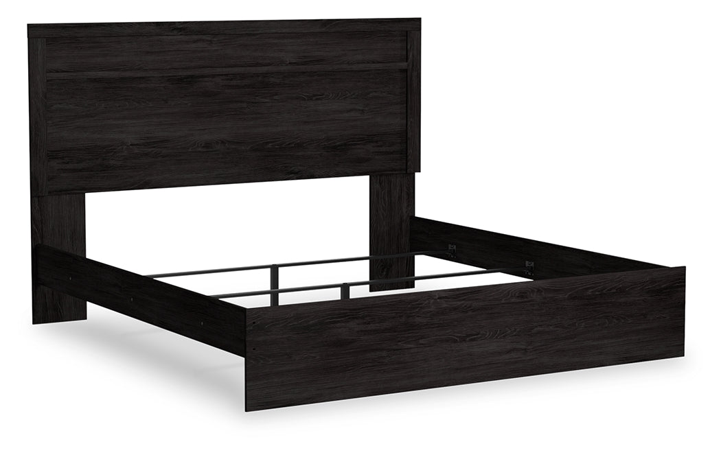Sam's Furniture - Ashley Furniture - Belachime Bedroom - Twin Panel Bed / Charcoal - B2589B11