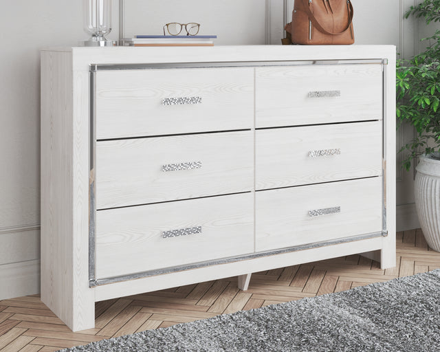 Sam's Furniture - Ashley Furniture - Altyra Bedroom - King Upholstered Storage Bed / White - B2640B29