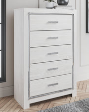 Sam's Furniture - Ashley Furniture - Altyra Bedroom - Five Drawer Chest / White - B2640-46