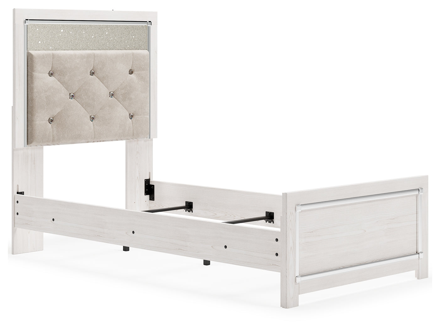 Sam's Furniture - Ashley Furniture - Altyra Bedroom - Twin Panel Bed / White - B2640B6