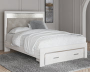 Sam's Furniture - Ashley Furniture - Altyra Bedroom - Queen Upholstered Storage Bed / White - B2640B17