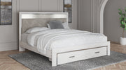 Sam's Furniture - Ashley Furniture - Altyra Bedroom - King Upholstered Storage Bed / White - B2640B29