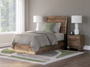 Sam's Furniture - Ashley Furniture - Chirason Bedroom - Twin Panel Bed / Brown - PCB3367B21