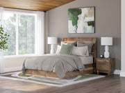 Sam's Furniture - Ashley Furniture - Chirason Bedroom - Queen Panel Bed with Storage / Brown - PCB3367B4