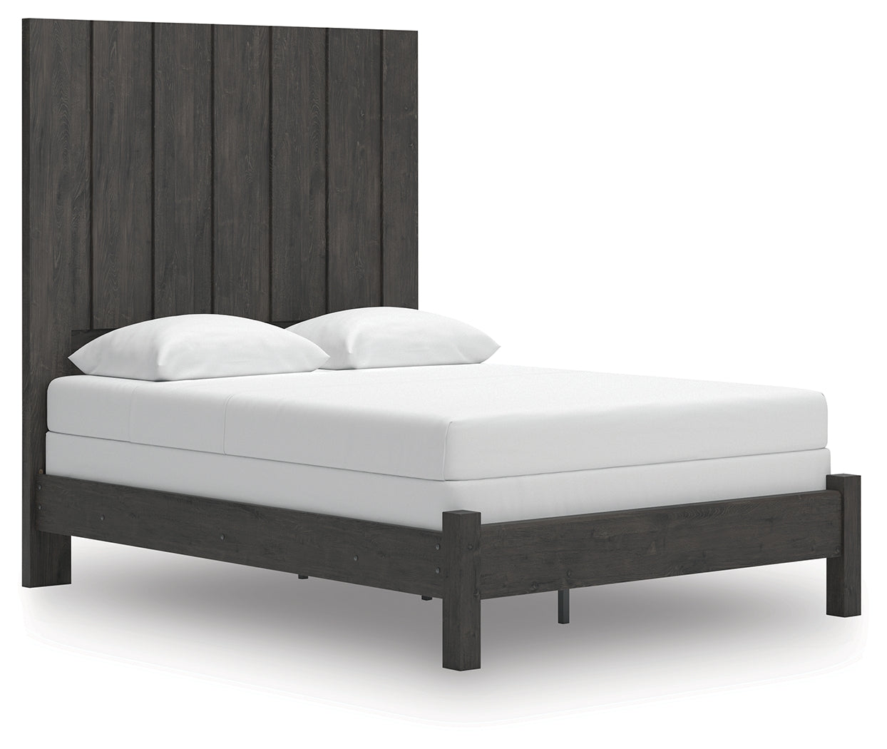 Sam's Furniture - Ashley Furniture - Fraluna Bedroom - Queen Panel Bed / Charcoal - PCB3370B2