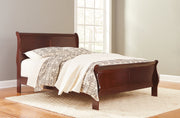 Sam's Furniture - Ashley Furniture - Alisdair Bedroom - Queen Sleigh Bed / Reddish Brown - B376B2