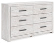 Sam's Furniture - Ashley Furniture - Cayboni Bedroom - Twin Panel Bed / Whitewash - B3788B6
