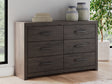 Sam's Furniture - Ashley Furniture - Prendonea Bedroom - Twin Panel Bed / Charcoal - B3789B2
