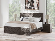 Sam's Furniture - Ashley Furniture - Prendonea Bedroom - King Panel Bed / Charcoal - B3789B8