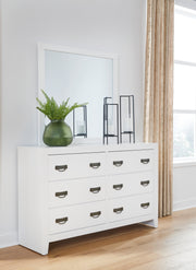 Sam's Furniture - Ashley Furniture - Binterglen Bedroom - Dresser and Mirror / White - B427B1