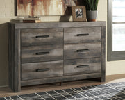 Sam's Furniture - Ashley Furniture - Wynnlow Bedroom - Six Drawer Dresser / Gray - B440-31