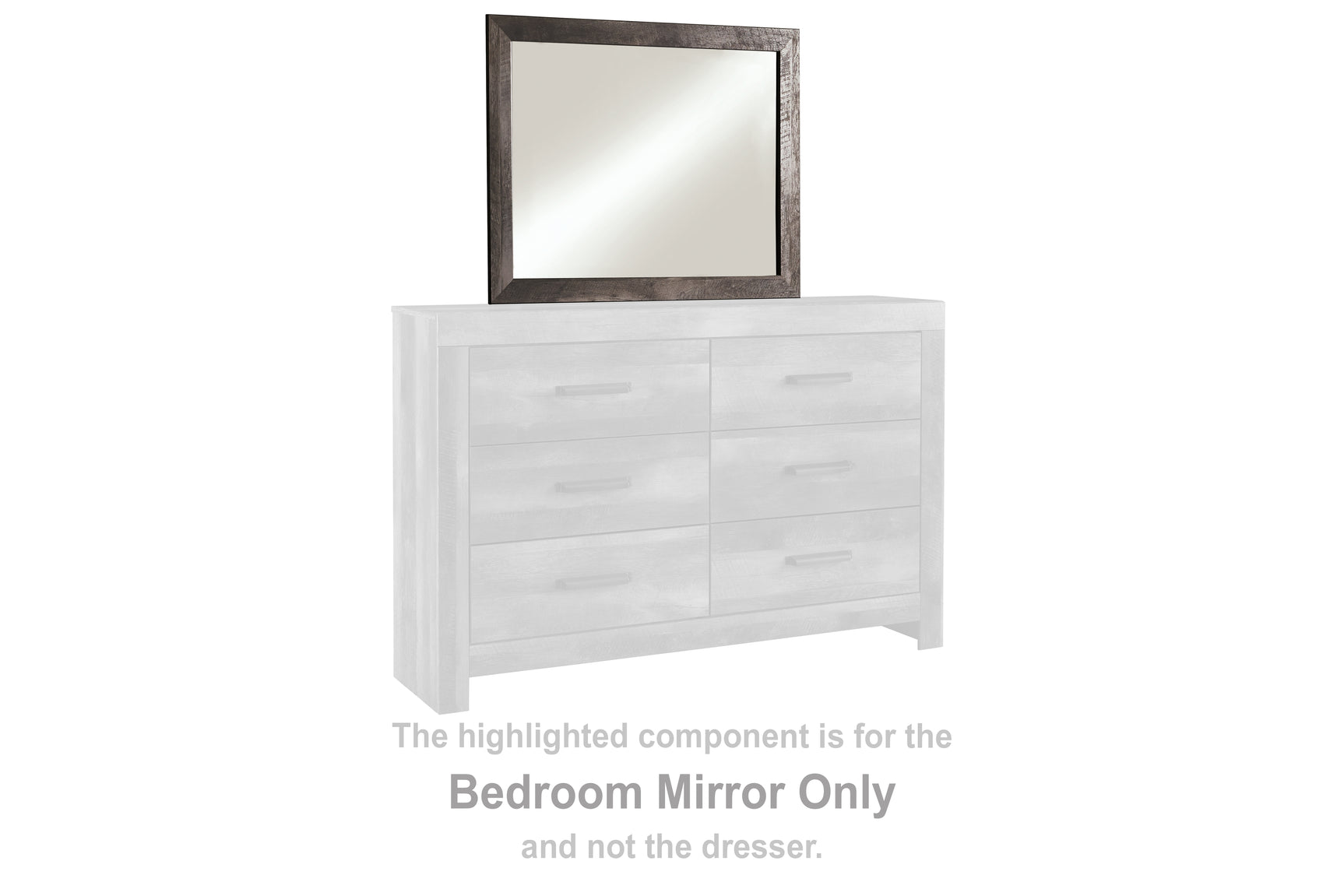 Sam's Furniture - Ashley Furniture - Wynnlow Bedroom - Bedroom Mirror / Gray - B440-36